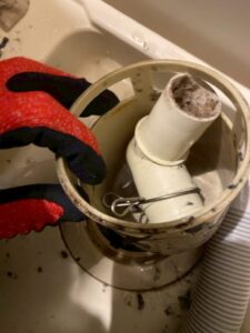 【施工事例】東京都文京区で洗濯機の排水つまり修理｜トーラー作業